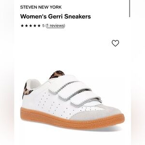 Steven New York Gerri leopard strap sneakers women’s size 9.5